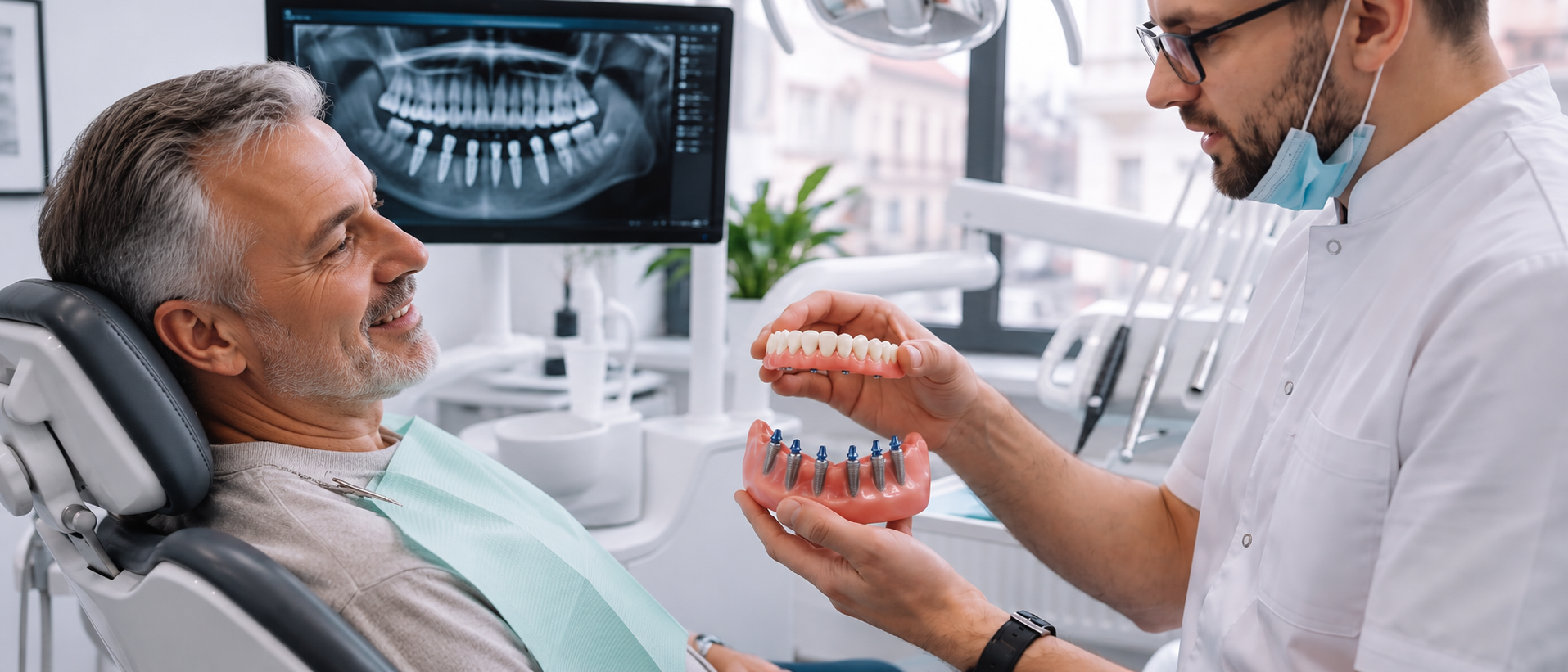 Dental implantation All on 6